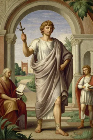 Carmine historical or symbolic source image