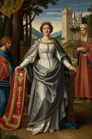 Clotilde historical or symbolic source image