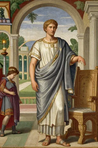 Justin historical or symbolic source image