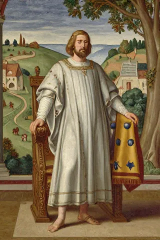 King historical or symbolic source image
