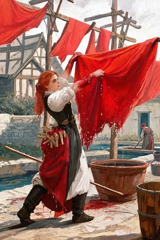 Scarlet historical or symbolic source image