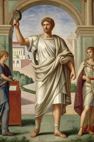 Virgil historical or symbolic source image